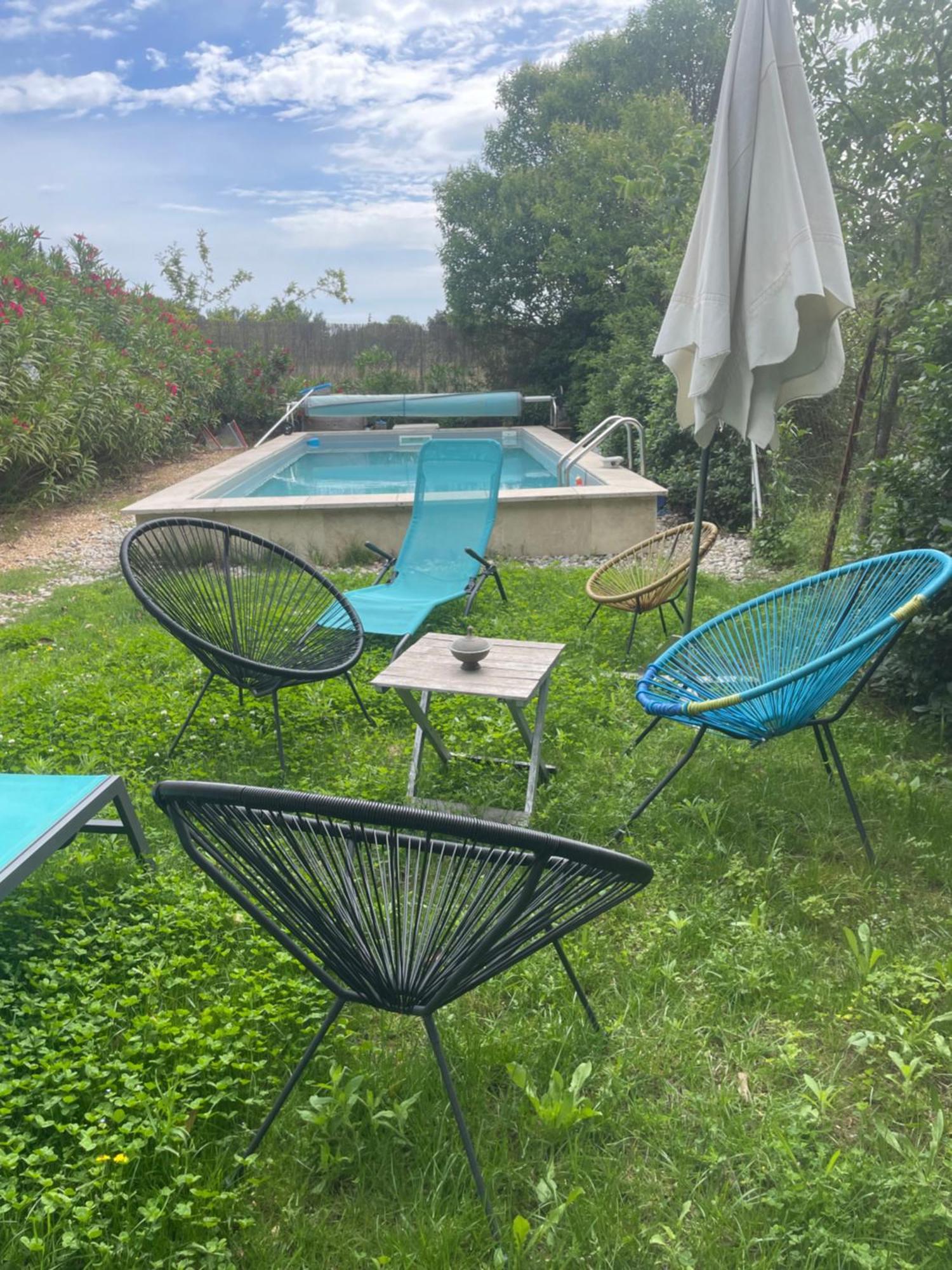 Studio Havre De Paix Au Pont Du Gard Piscine Et Jacuzzi Chez Valerie Payre แวร์ ปองต์ ดู การ์ ภายนอก รูปภาพ